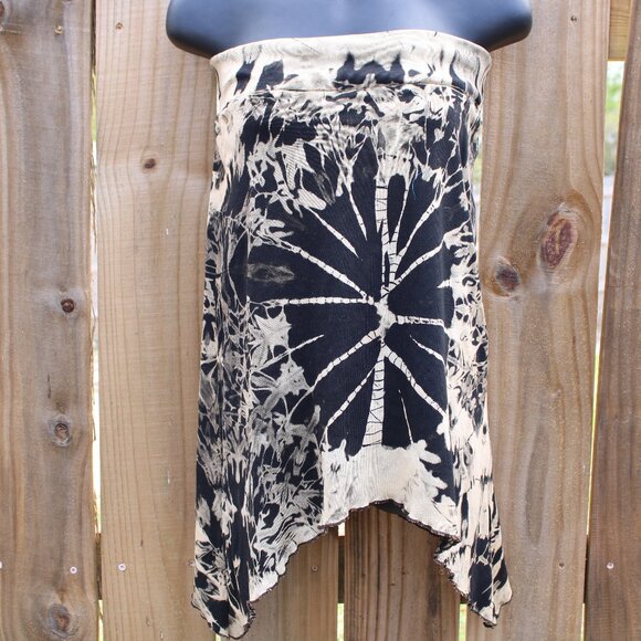 Porn Phan Original Dresses & Skirts - Porn Phan Original Tie Dye Strapless Handkerchief Hem Dress Size m Boho